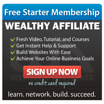 Wealthy Affiliate sign-up banner