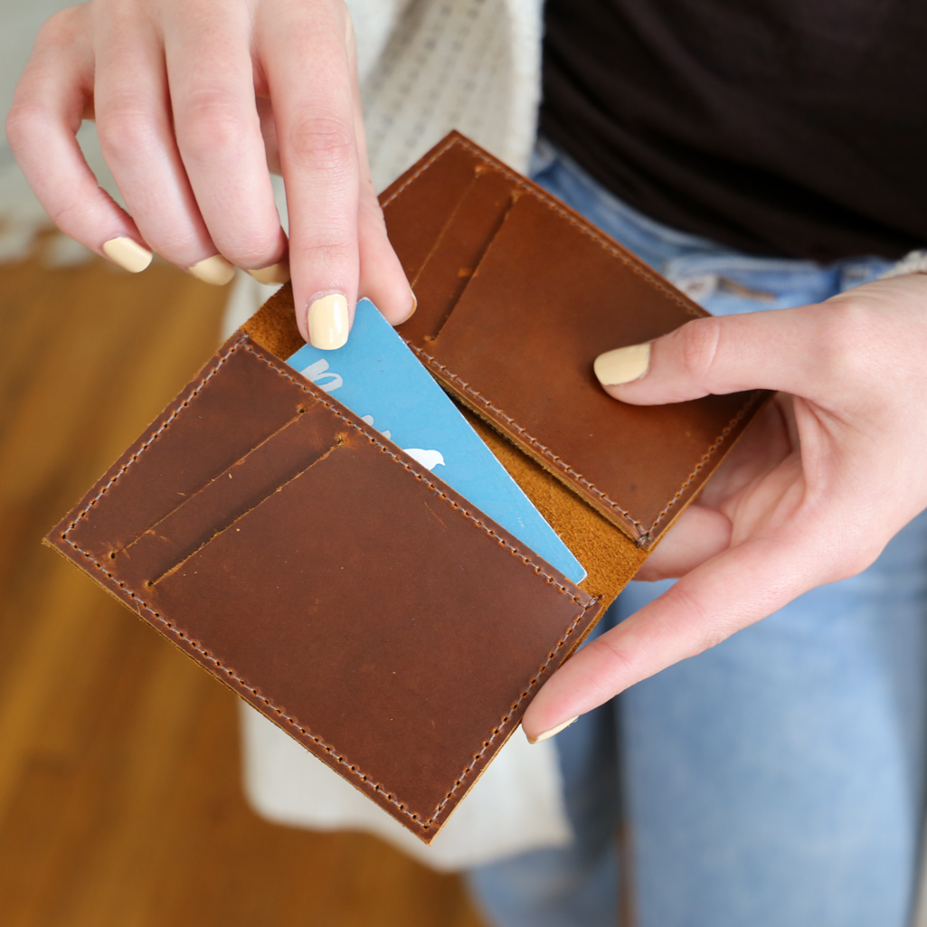 A hand-made wallet by Better Way Designs