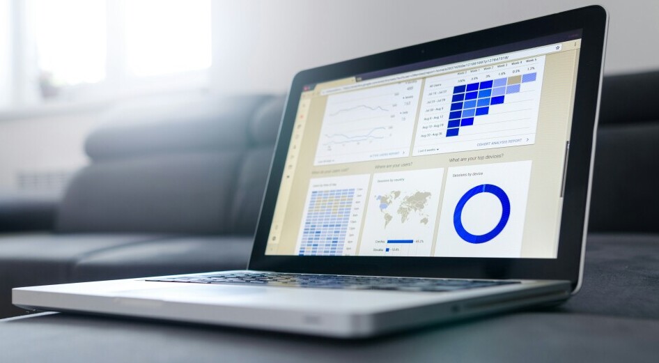 Using data to track the website performance.