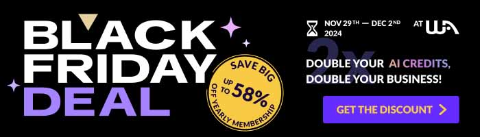 Wealthy Affiliate Black Friday Special