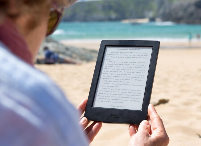reading an ebook